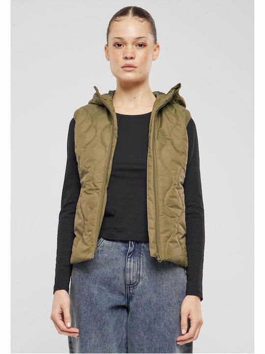 Urban Classics Κοντό Γυναικείο Αμάνικο Puffer Μ...