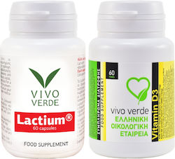 Vivo Verde Lactium 60 Capsule & Vitamina D3 60 Capsule