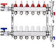 Vevor Floor Heating Manifold Set 6-Branch Pex Pipes 1/2" Drfsqbxg6hlg3is1av0