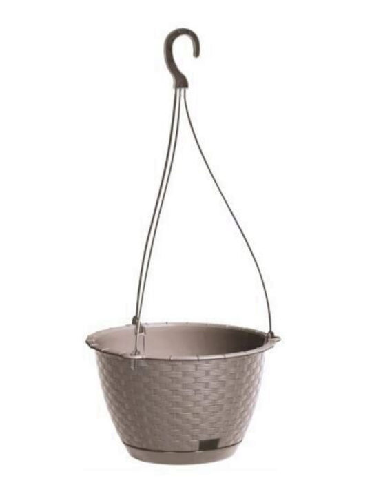Strend Pro Blumentopf Rattan Beige