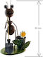 Strend Pro Mecco 4034 Decorațiune de Grădină Ghiveci Furnică Lopată Metal 26x14x40 Cm