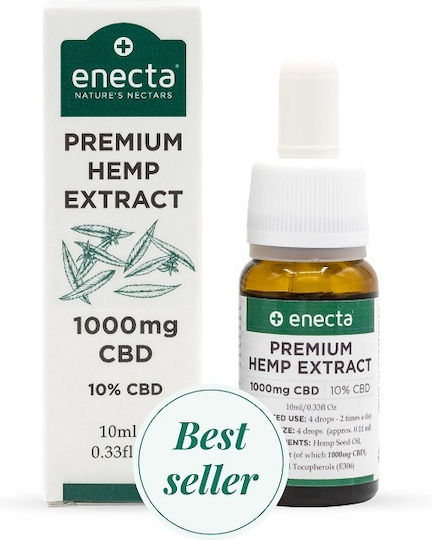Enecta Premium Hemp Extract 10% Cbd 1000mg 10ml