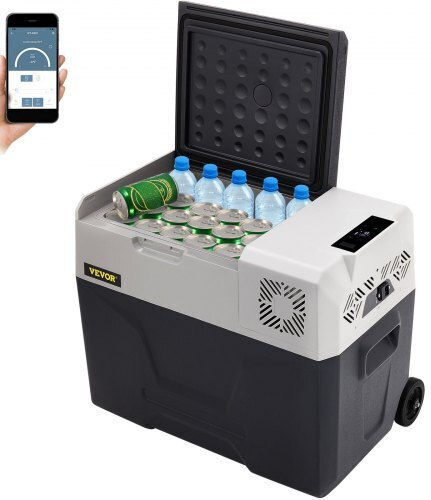 Vevor Φορητό Ψυγείο 30lt 100-240V / 12V / 24V Μαύρο