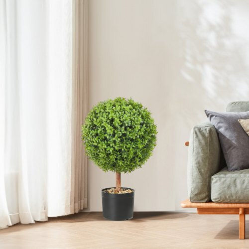 Künstlicher Baum für den Außenbereich Grün 61cm 2Stück Vevor