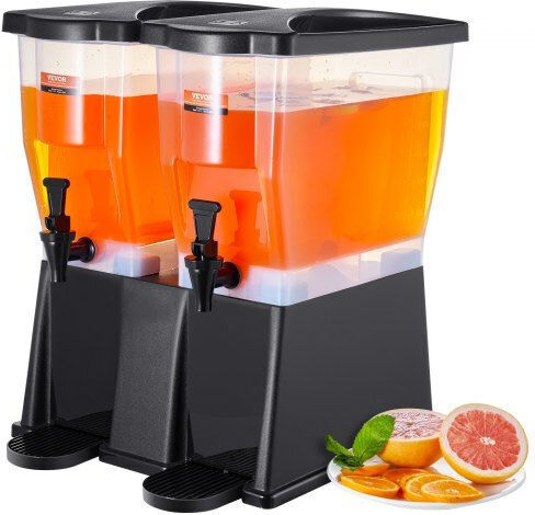 Vevor Beverage Dispenser 2x3 Gallons Party Plastic Juice Dispenser Base Faucet Ylfpqslfpqslws7mzv0