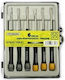 Set 6 Precision Screwdrivers Strend Pro Sd0332 Chrome Vanadium