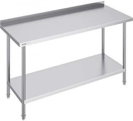 Banc de lucru comercial din oțel inoxidabil Vevor 24"x60" Cfbxggztlcwj81648v0