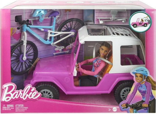 Barbie Barbie Jeep & Fahrrad Puppenfahrzeug