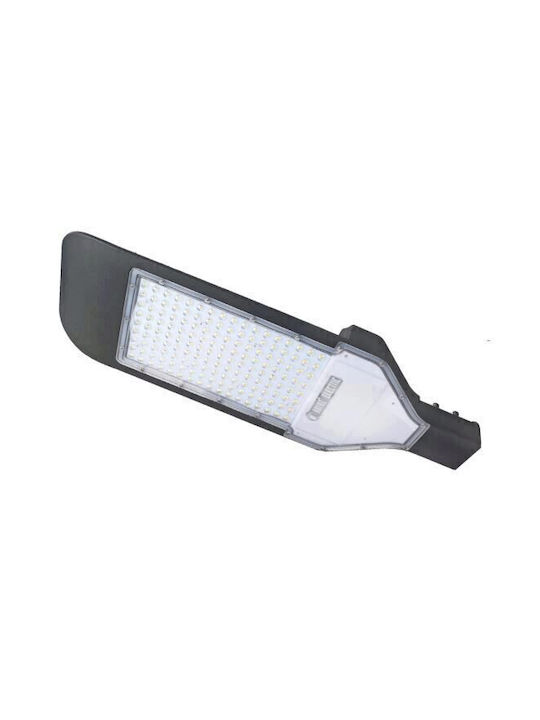 Horoz Electric Lampa De Podea Pentru Exterior LED De Drum 100W Cu Lumină Alb Rece IP65 Gri