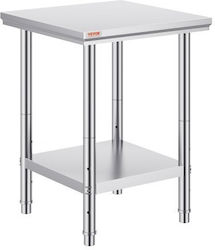 Vevor Ανοξείδωτο Τραπέζι Μ60xΒ60xΥ80cm Vevor Ανοξείδωτο Τραπέζι Μ60xΒ60xΥ80cm