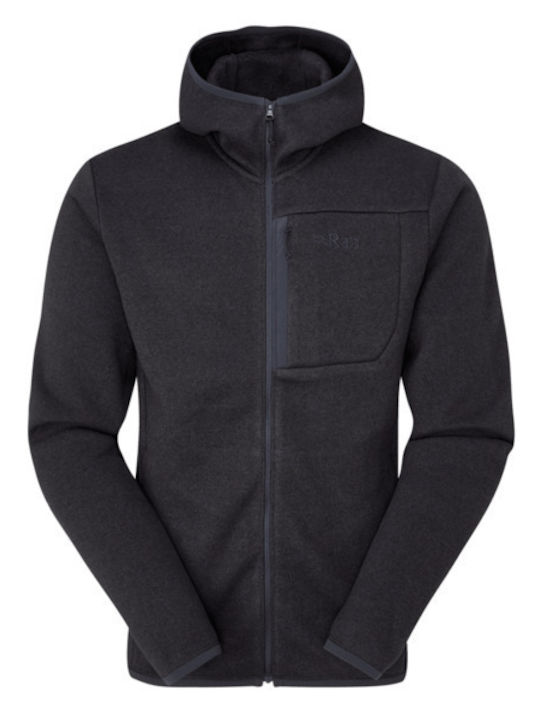 Ανδρική Ζακέτα Fleece Ebony