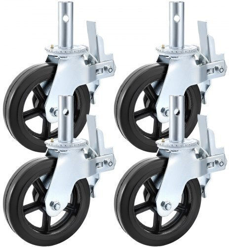 Vevor Rotating Wheel Made of Rubber with Brake 203.2mm
