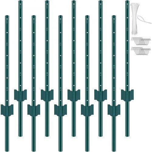 Vevor Garden Fencing Material 10pcs Green
