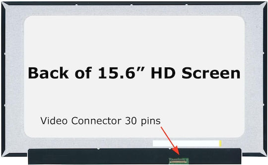 Innolux Οθόνη 15.6" LED 1366x768 Matt 30 Stift für Laptop LENOVO IDEAPAD B156XTN08.1, 330S-15, S145 (B156XTN08)