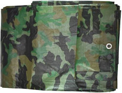 Strend Pro Waterproof Tarpaulin Khaki 80g/m² 8x12 M Eyelets