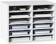 Vevor Filing Tray White 20.4x12x16.1cm