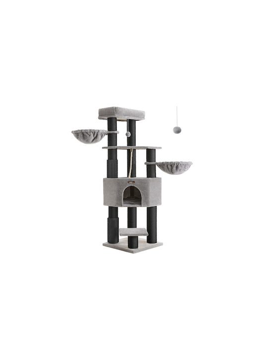 Feandrea Scratching Post Cat Trees Gray 50x50x1...