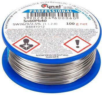 Cynel LCH-LUT0111-100 Sârmă de lipit 2.5mm 100gr