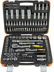 JBM JB-42979 Set Cheie Tubulară cu Chei cu Clichet 1/2" 113 Bucăți JBM JB-42979 Set Cheie Tubulară cu Chei cu Clichet 1/2" 113 Bucăți