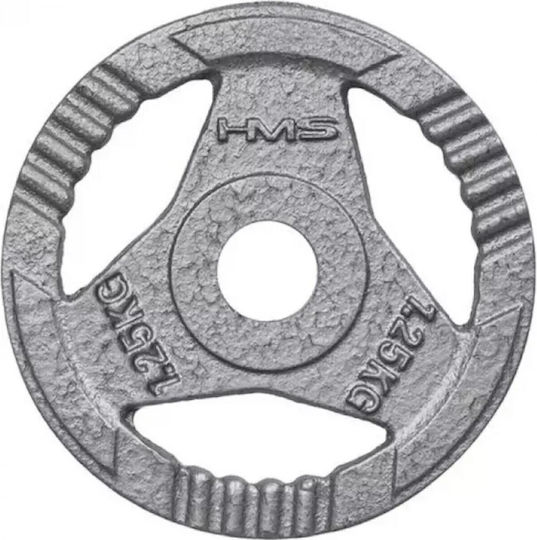 HMS Thm01 Δίσκος Μεταλλικός 1 x 1.25kg Φ30mm με Λαβές