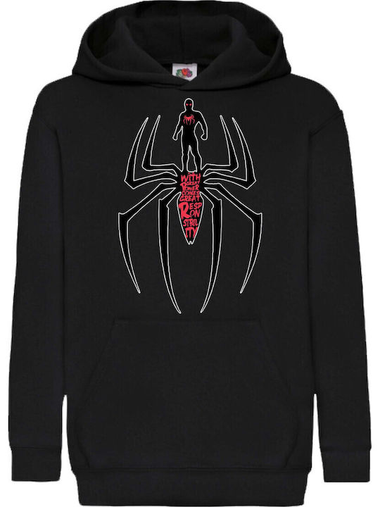 Kinder Kapuzenpullover Tralala Spider-man 19 Schwarz