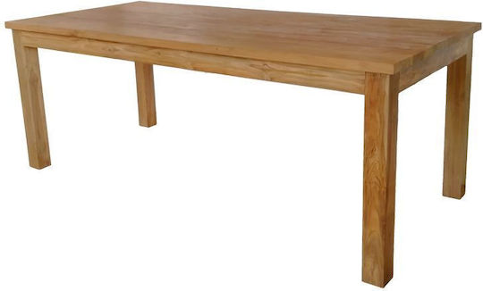 Τραπέζι Wooly 220x90x75 Φυσική απόχρωση Τραπέζι Wooly 220x90x75 Φυσική απόχρωση