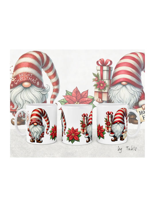 Christmas Mug Ceramic White