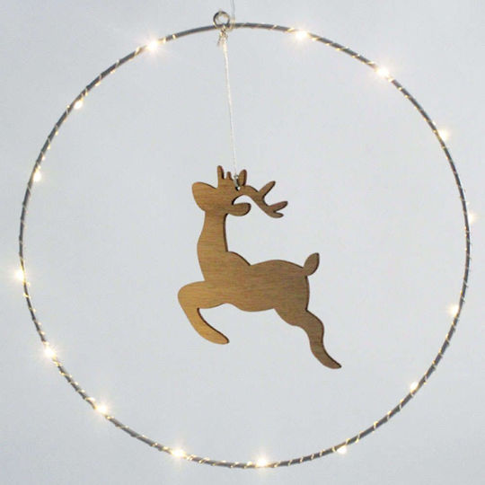 Aca Christmas Figure Length 30cm Reindeer