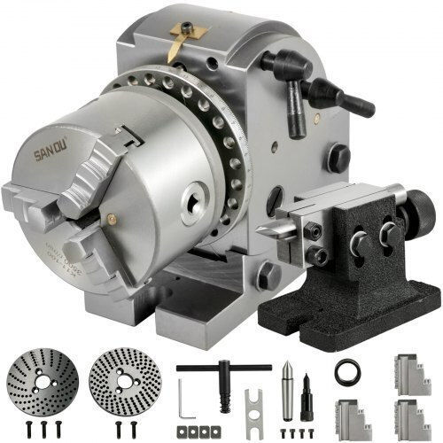 Vevor Dividing Head 4" 3-Jaw Chuck Index Plates Fdtbs-0syc0000001v0