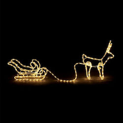 Aca Christmas Figure Sleigh Transparent