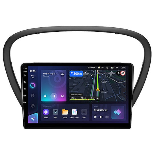 Teyes Auto-Audiosystem für Peugeot 607 Skoda Schnell Dodge Reise 2004-2010 (Bluetooth/USB/WiFi/GPS/Apple-Carplay/Android-Auto) mit Touchscreen 9"