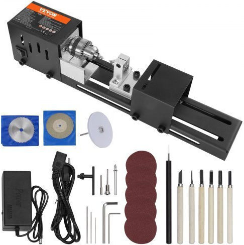 Vevor MNMGCCMNY796W1WHYV2 Tâmplar de lemn cu Putere 96W și Viteză de tăiere 8450rpm