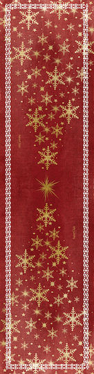 Saint Clair Weihnachtlich Fleckenfrei Tischtuch Läufer Rot L40xB160cm.
