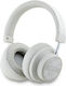 DKNY DKBHM2PCSHLP Ασύρματα / Ενσύρματα On Ear Ακουστικά με 30 ώρες Λειτουργίας και Quick Charge Λευκά