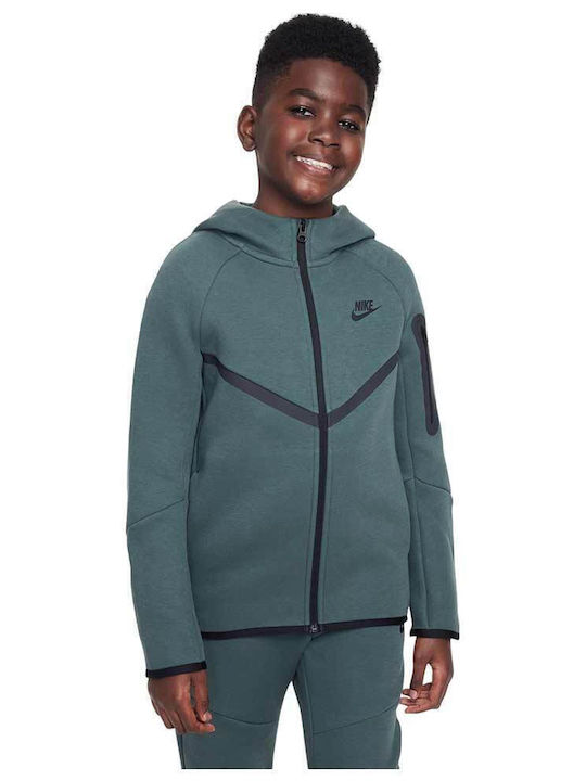 Nike Athletic Kids Cardigan Cotton with Hood Gr...