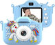 Unicorn Children's Camera Optical Zoom 4x Blue