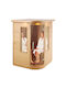 Vevor Indoor Infrared Sauna for 2 Persons L137.6xD137.6xH190cm