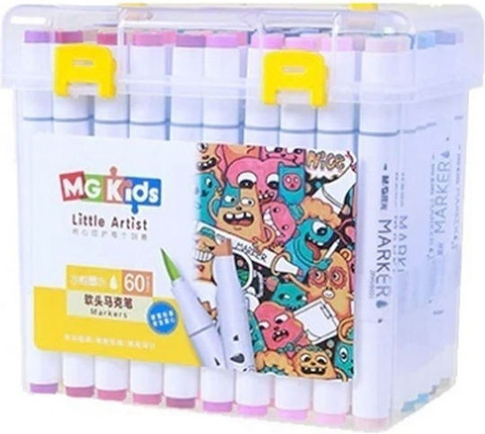 M&G Drawing Markers Double Tip Set 60pcs