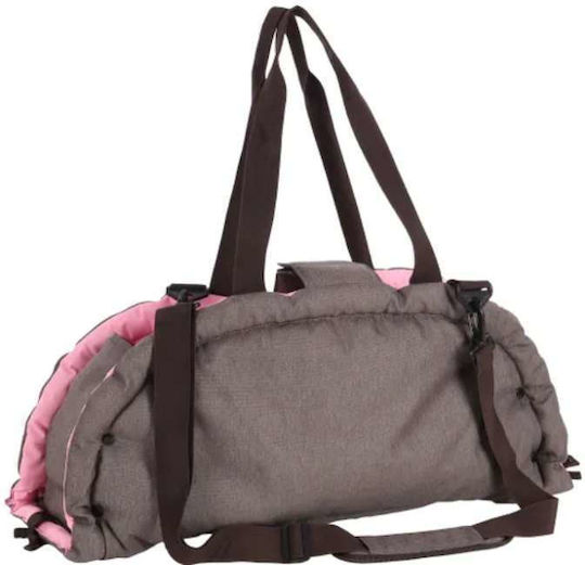 Flamingo Shoulder Bag for Dog and Cat Transport Brown M62xW28xH26cm