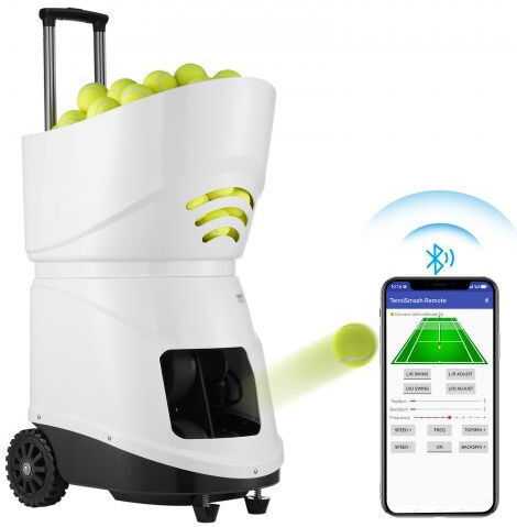 Portable Automatic Tennis Ball Launcher Machine Vevor Training Wqfqjyx06jcksgf84v2