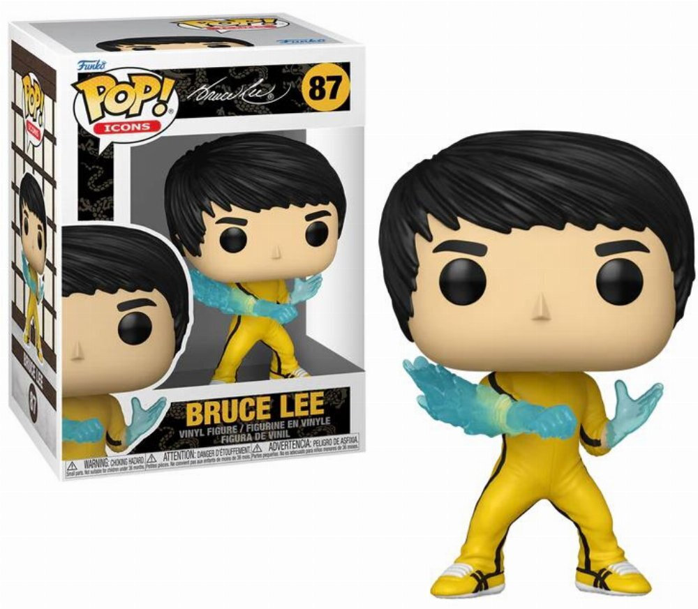 Funko Pop! Icons: Bruce Lee - Bruce Lee #87 Vinyl Figure