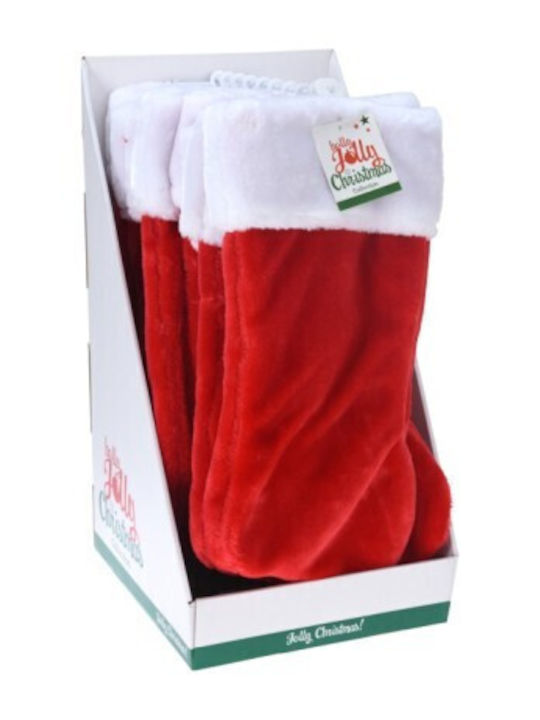 Șosetă Decorativă de Crăciun material textil L42xl25xH2cm.