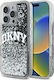 DKNY Liquid Umschlag Rückseite Kunststoff Schwarz (iPhone 17 Pro Max / iPhone 17 Pro / iPhone 16 Pro Max)