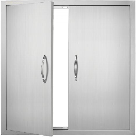 Vevor BBQ Door 790x790mm Stainless Steel Double Outdoor Kitchen Door Smmbscjmys311k36zv0