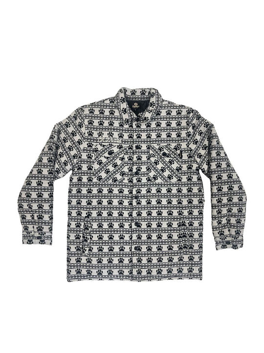 Overshirt Mânecă Lungă Multicolor