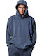 Body Action Sweatshirt with Hood Blue