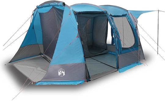 vidaXL Camping Tent Tunnel Car Blue 403x325x196cm