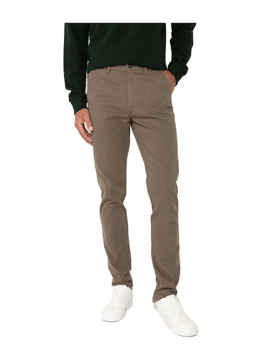 Hose Chino Elastisch Brown