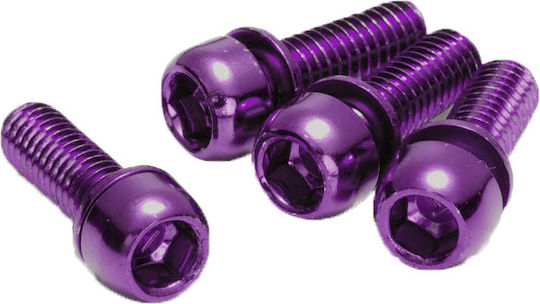 Reverse Σετ Βιδες Δισκοφρενου Ποδηλατου 18mm Μωβ 01830