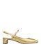 Pantofi balerini pentru femei Slingback in Auriu Culori